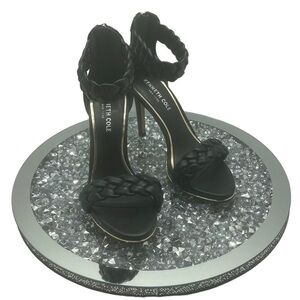 Kenneth Cole Black Leather High Heels, Size 6 NWT